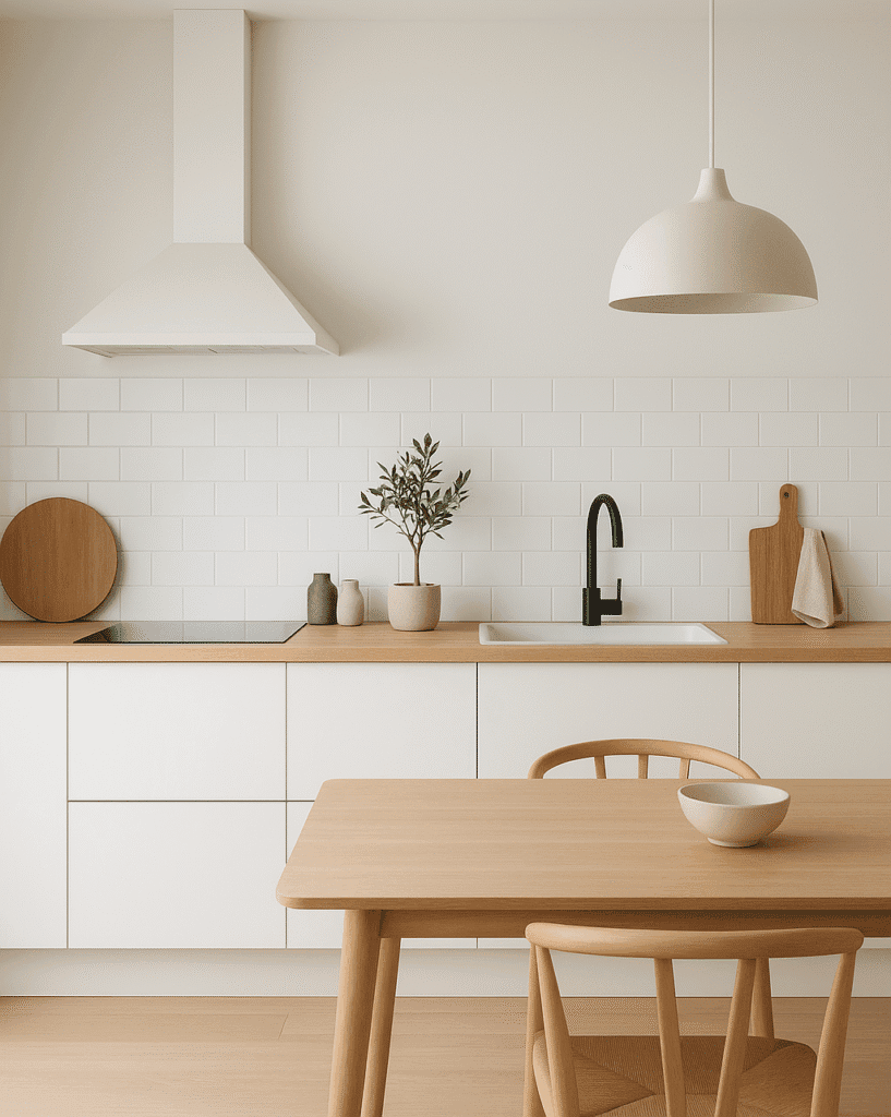 cozinha estilo escandinavo