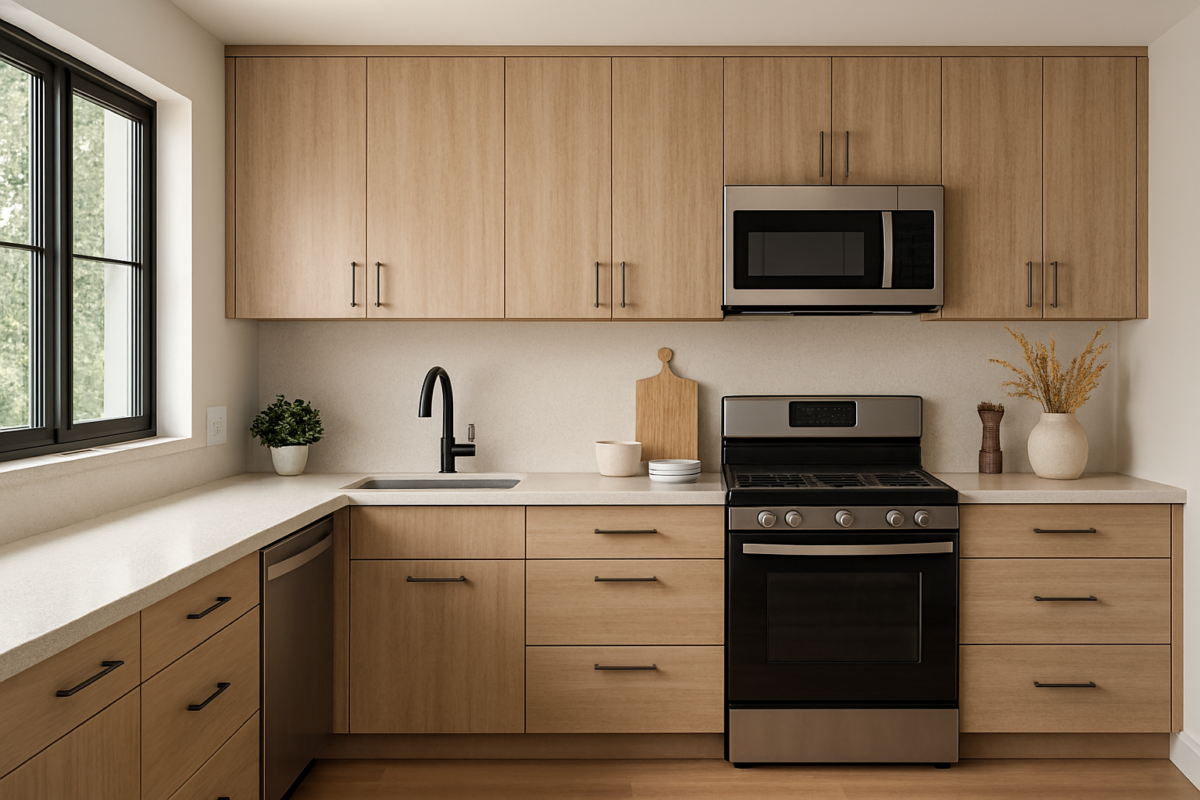 cozinha planejada moderna que valoriza o imóvel