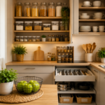 Cozinha moderna organizada de forma prática e funcional em um dia