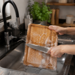como higienizar utensílios de cozinha na pia com água e sabão