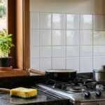 limpar azulejo de cozinha sem rasgar o rejunte com esponja macia